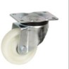 RUEDA CON SOPORTE ARO NYLON 160MM PLACA 75354