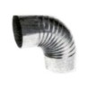 CODO RIZADO GALVANIZADO 150 MM.