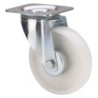 RUEDA GIRATORIA DE POLIAMIX BLANCO 200MM