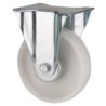 RUEDA FIJA DE POLIAMIX BLANCO 200MM