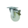 RUEDA GIRATORIA NYLON CON FRENO 125 MM. 2-1195