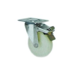 RUEDA GIRATORIA NYLON CON F 80 MM. 2-2340