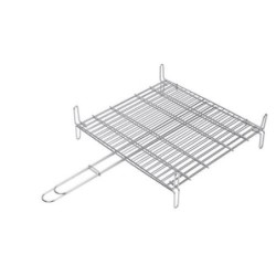 PARRILLA DOBLE INOXIDABLE 18/8 50X50 2686