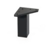 PATA MUEBLE CUADRADA ABS 40X100MM NEGRA 50013NE