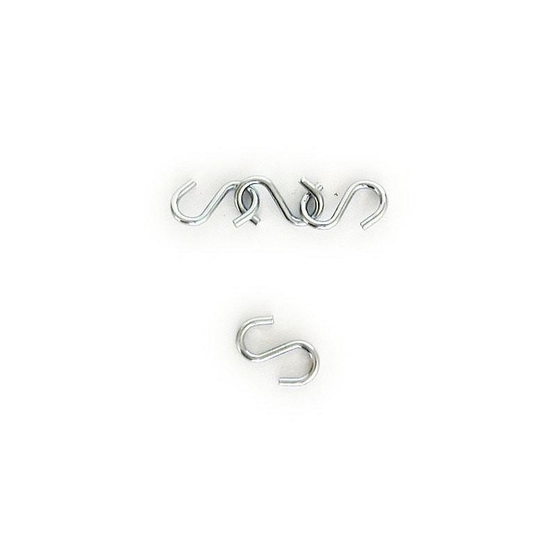 GANCHO FORMA S GALVANIZADO 25 ( CENT. )