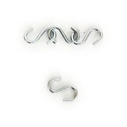 GANCHO FORMA S GALVANIZADO 60 ( CENT. )