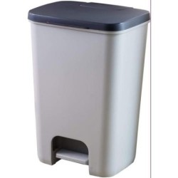 CUBO PEDAL BIN CIERRE PEDAL GRIS 25L. 248976
