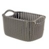 CESTO RECTANGULAR 8 L. MARRON 230011