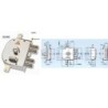 CERRADURA CR-3450 IZDA. ESMALTADO + BARRAS CODIVEN