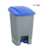 PAPELERA CON PEDAL Y RUEDAS 70L. NEGRO 4309