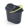 CUBO CON ESCURRIDOR OVALADO 12 LITROS GRIS 31232