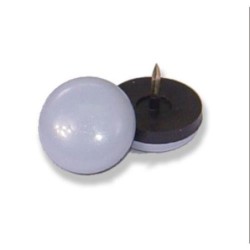 DESLIZADORES PARA MUEBLES C/CLAVO Ø22MM GRIS 6 UDS