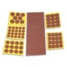 DESLIZADORES FIELTRO MARRON SURTIDO 69 UD B62810M