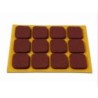 DESLIZADORES FIELTRO 20X23MM.MARRON (DS-12)B70740M