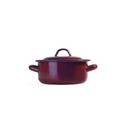 CACEROLA CON TAPA 24 CM. TEJA 160124
