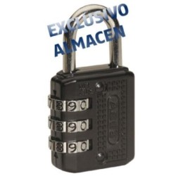 CANDADO COMBINACION 20 MM. NEGRO 715/20