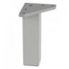 PATA CUADRADA ABS 40*150 MM ALUMINIO MATE  50015AL