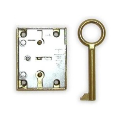 CERRADURA SOBREPONER 207-A LATON -30