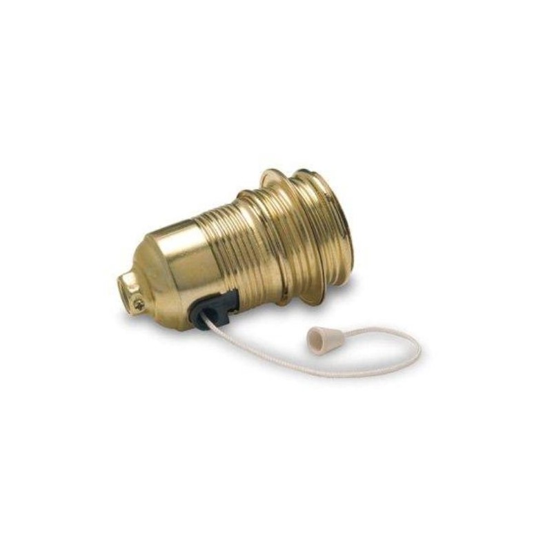 PORTALAMPARAS METALICO INTERRUPTOR E-27 305