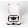 COCINA 1 FUEGO ESMALTADO BLANCA CON TAPA BG01B