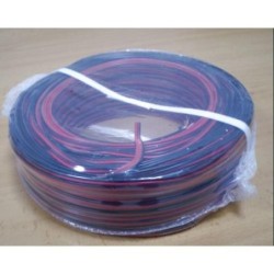 CABLE PARALELO AUDIO 2X1 MM. ROJO-NEGRO ( M. ) )