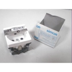BASE ENCHUFE 2 PUNTOS+TOMA TIERRA BLANCO G2747265
