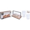 SET BANDEJA CON VASOS 9PZAS. 210000510