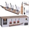 SET TABLA CON VASOS 7PZAS 210000520