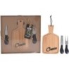 TABLA DE QUESOS BAMBU CON CUCHILLO INOX. 210000550