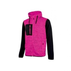 SUDADERA MUJER RAINBOW BLACK/FUCSIA EY174BF T.L