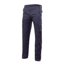PANTALON ALGODON/FIBRA/POLIESTER STRETCH MARINO 52