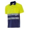 POLO BICOLOR ALTA VISIBILIDAD M/CORTA 173 70 T-  S