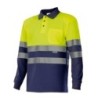 POLO BICOLOR ALTA VISIBILIDAD M/LARGA 175 70 T- XL