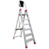ESCALERA DE TIJERA PROFESIONAL 6 PELDAÑOS DOMUS6