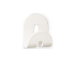 COLGADOR INDIVIDUAL ADHESIVO CALMA BLANCO 2182-2