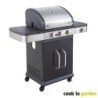 BARBACOA GAS AMERICANO FIDGI 3 QUEMADORES+SIDE