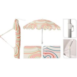 SOMBRILLA PLAYA 160cm INCLINABLE SURTIDO X11000860