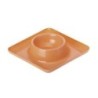 COMEDERO WALL OFF PETS CLUB PEQUEÑO NARANJA 11590