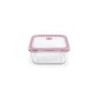 CONTENEDOR CUADRADO VIDRIO 690 ML. 8606-V