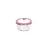 CONTENEDOR REDONDO VIDRIO 410 ML. 8607-V