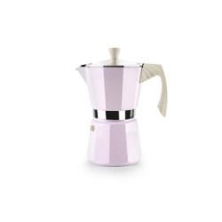 CAFETERA ALUMINIO VENETO ROSA 9 TAZAS 627809