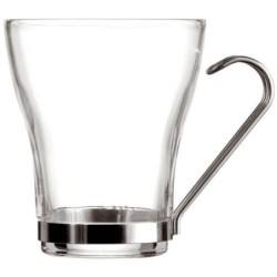 JUEGO 3 TAZAS TÉ 25CL CON ASA INOX SUPREME QUID
