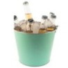 CUBITERA METALIZADA CON ASA VERDE 5L KOALA