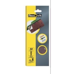 LIJA VELGRIP 93X185 8 AGUJEROS FINO 6 UDS