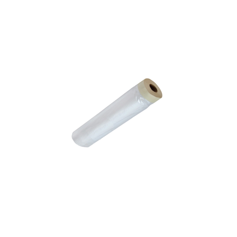 PLASTICO PINTAR 90CMX22.5M CON CINTA 19MM 0002890