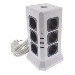 BASE TORRE 12 TOMAS Y 3 USB + 1 TIPO C 76800