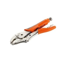 TENAZA GRIP CURVA C/ CORTE 250MM NARANJA 170564
