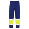 PANTALON ALTA VISIBILIDAD TERGAL AZUL MARINO T-56