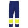 PANTALON ALTA VISIBILIDAD TERGAL AZUL MARINO T-60