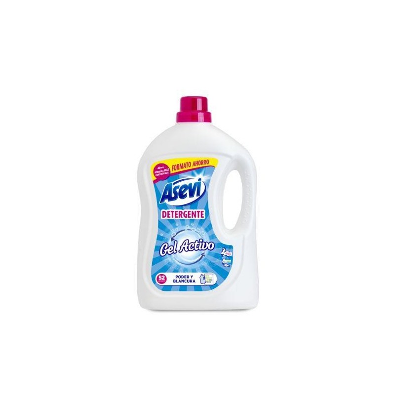 DETERGENTE LIQ. GEL ACTIVO F.A. 56 LAVADOS 3120ML.